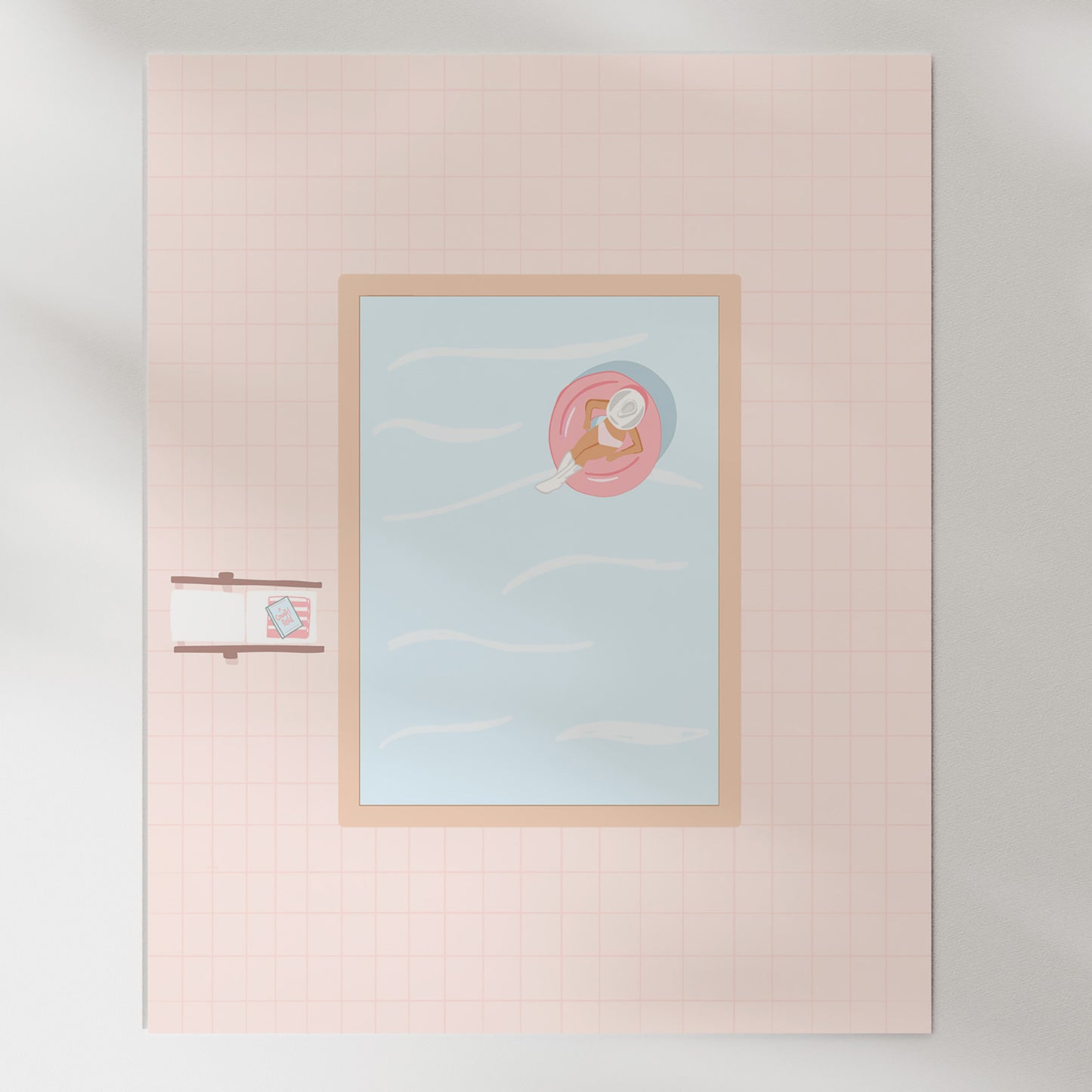 Cowgirl Pool Day Print