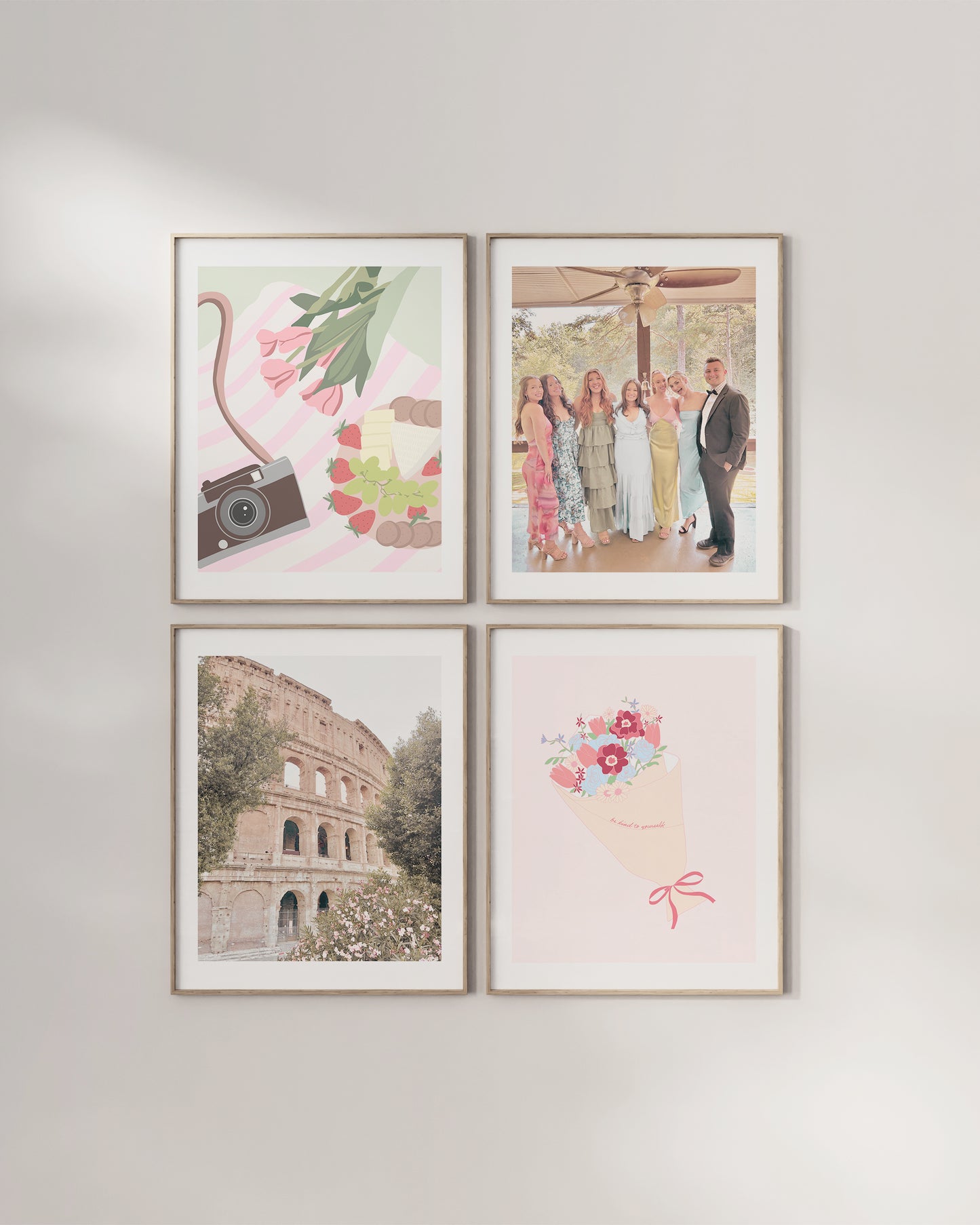 Self Kindness Bouquet Print