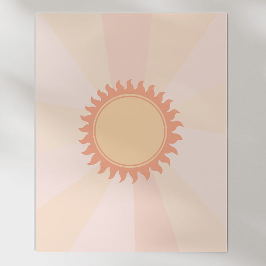 Blissful Rays Print