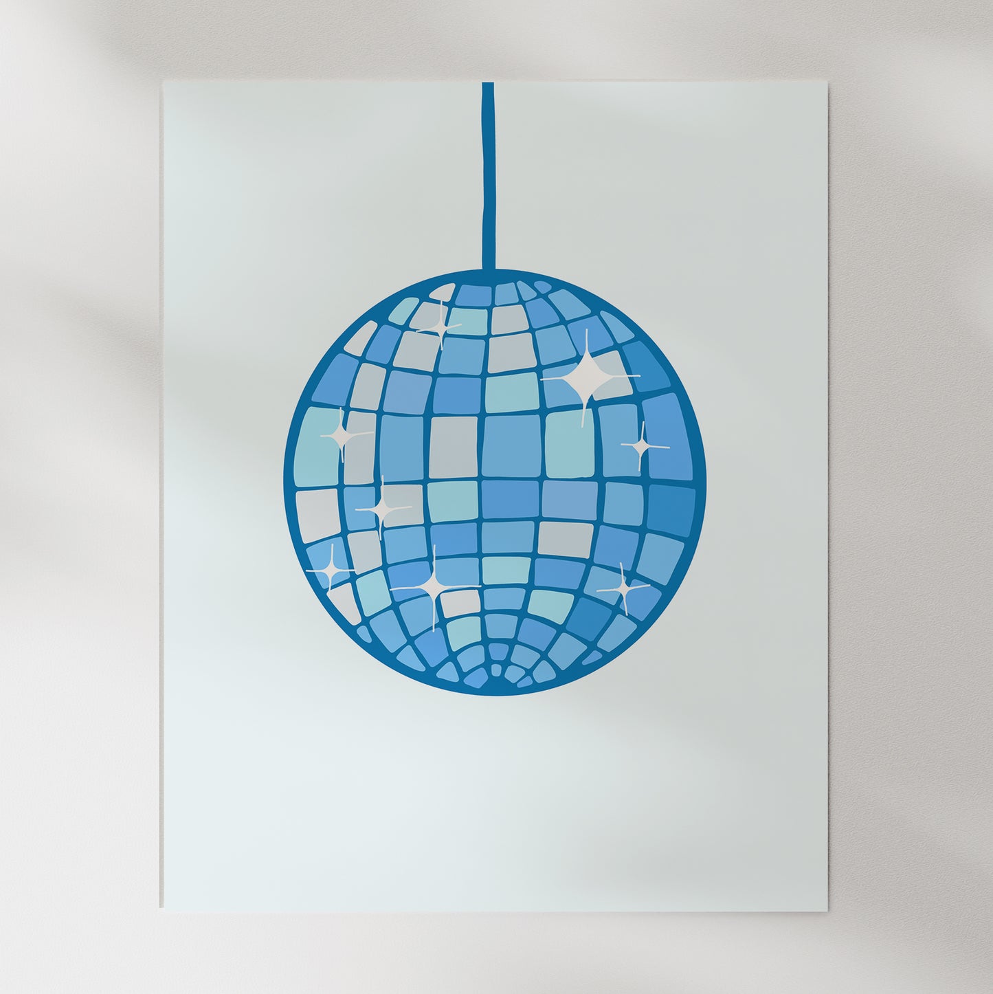Glittery Disco Print