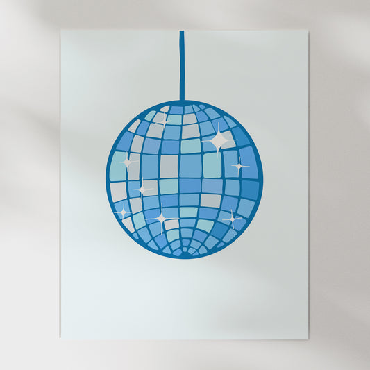 Glittery Disco Print